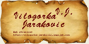 Vilogorka Jaraković vizit kartica